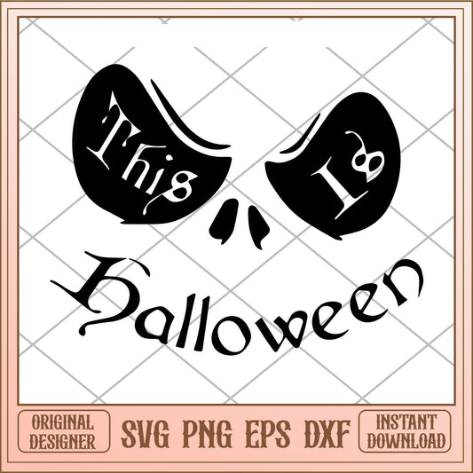 This is Halloween svg, The Nightmare Before Christmas Svg, digital download