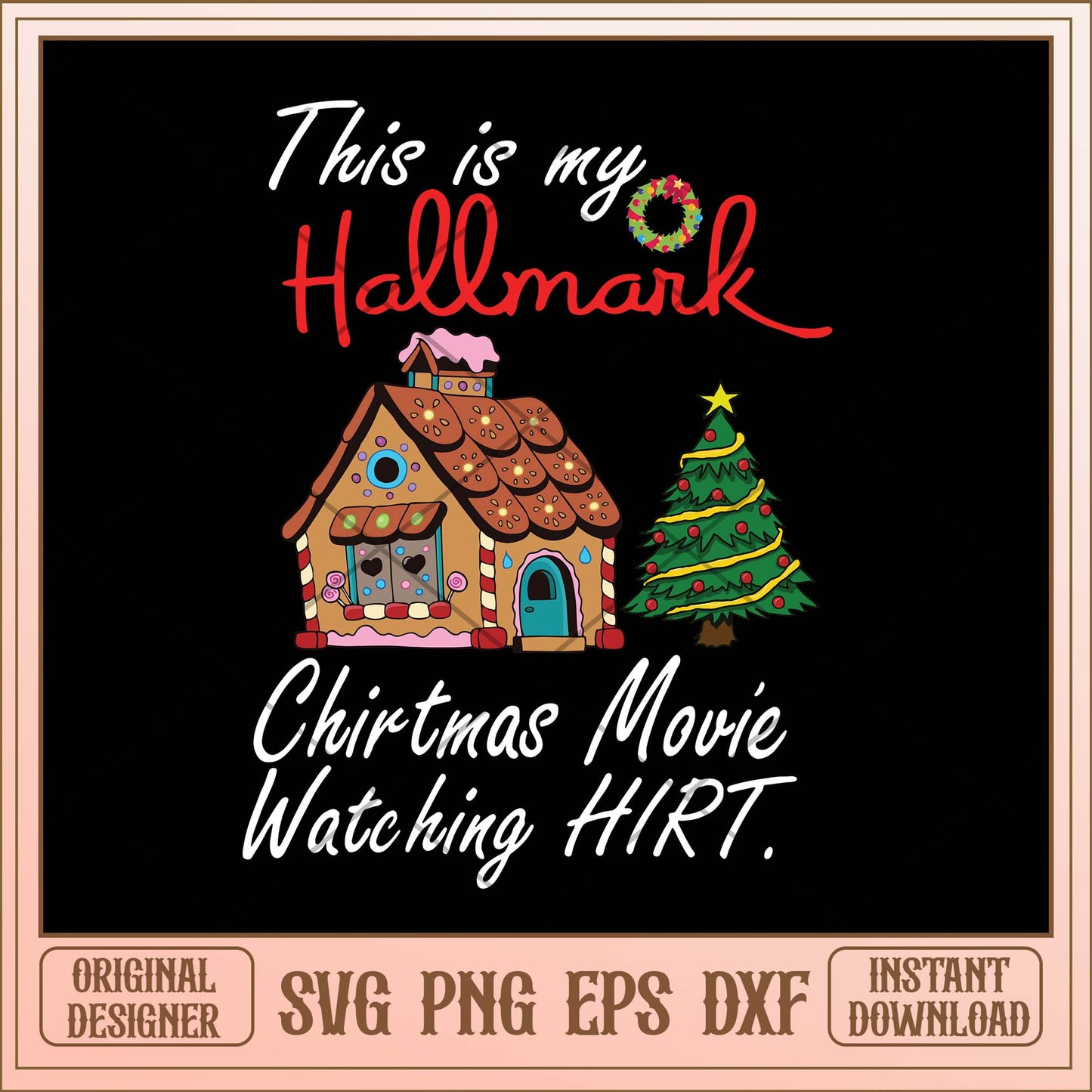 This is my hallmark christmas movie watching hirt svg, Christmas shirt svg