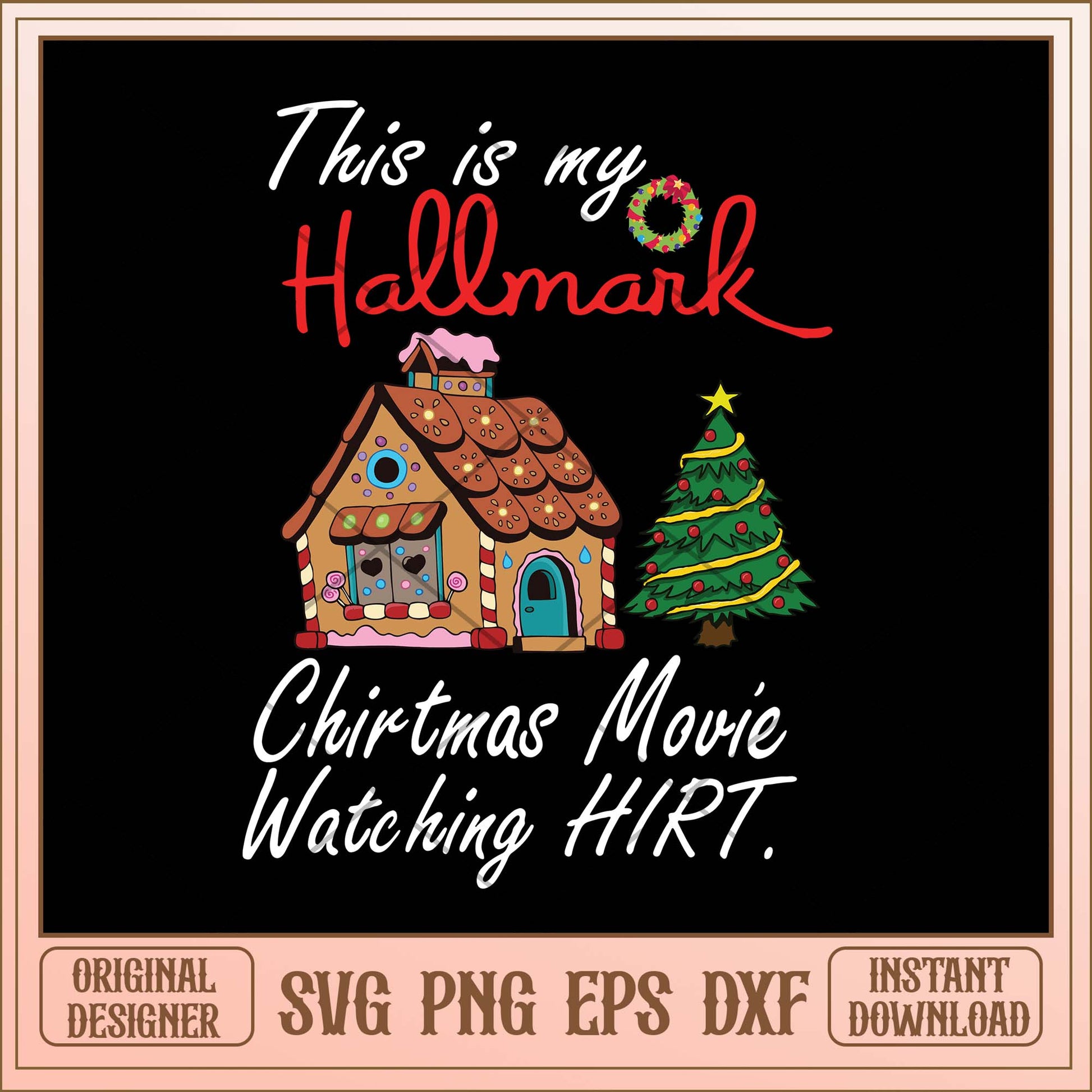 This is my hallmark christmas movie watching hirt svg, Christmas shirt svg