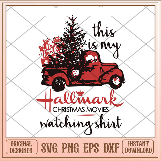 This is my hallmark christmas movies watching shirt svg 1
