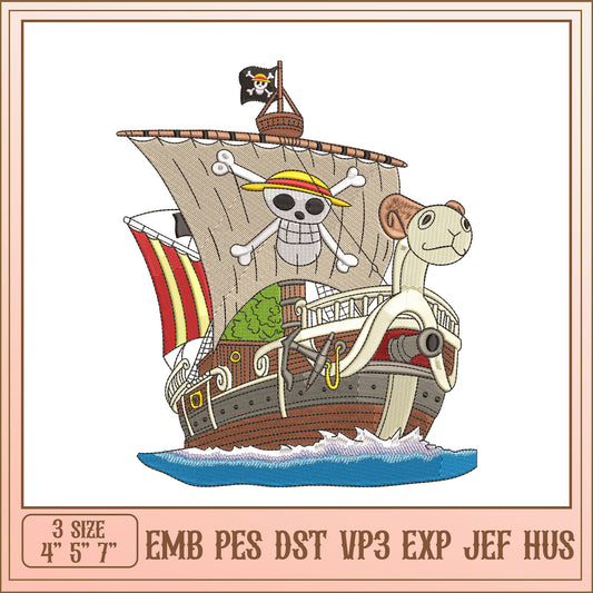 Thousand Sunny Embroidery Design