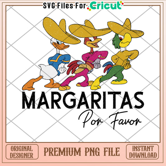 Three Caballeros Margaritas PNG