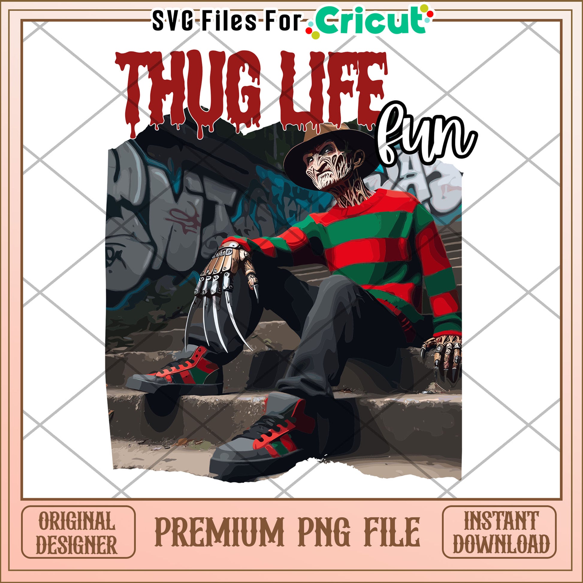 Thug life fun png, killers characters png, halloween pumpkin png