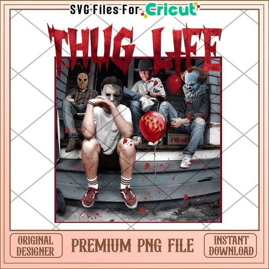 Thug life halloween png, halloween holiday png, horror halloween png