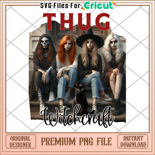 Thug witchcraft png, spooky halloween​ png, halloween killers png