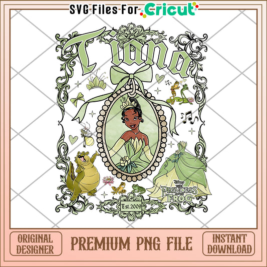 Tiana PNG Princess Frog Premium Image