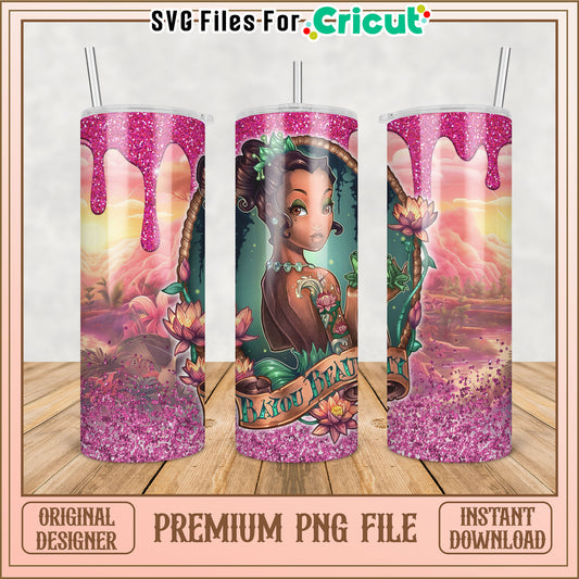 Tiana Princess PNG Sublimation Design