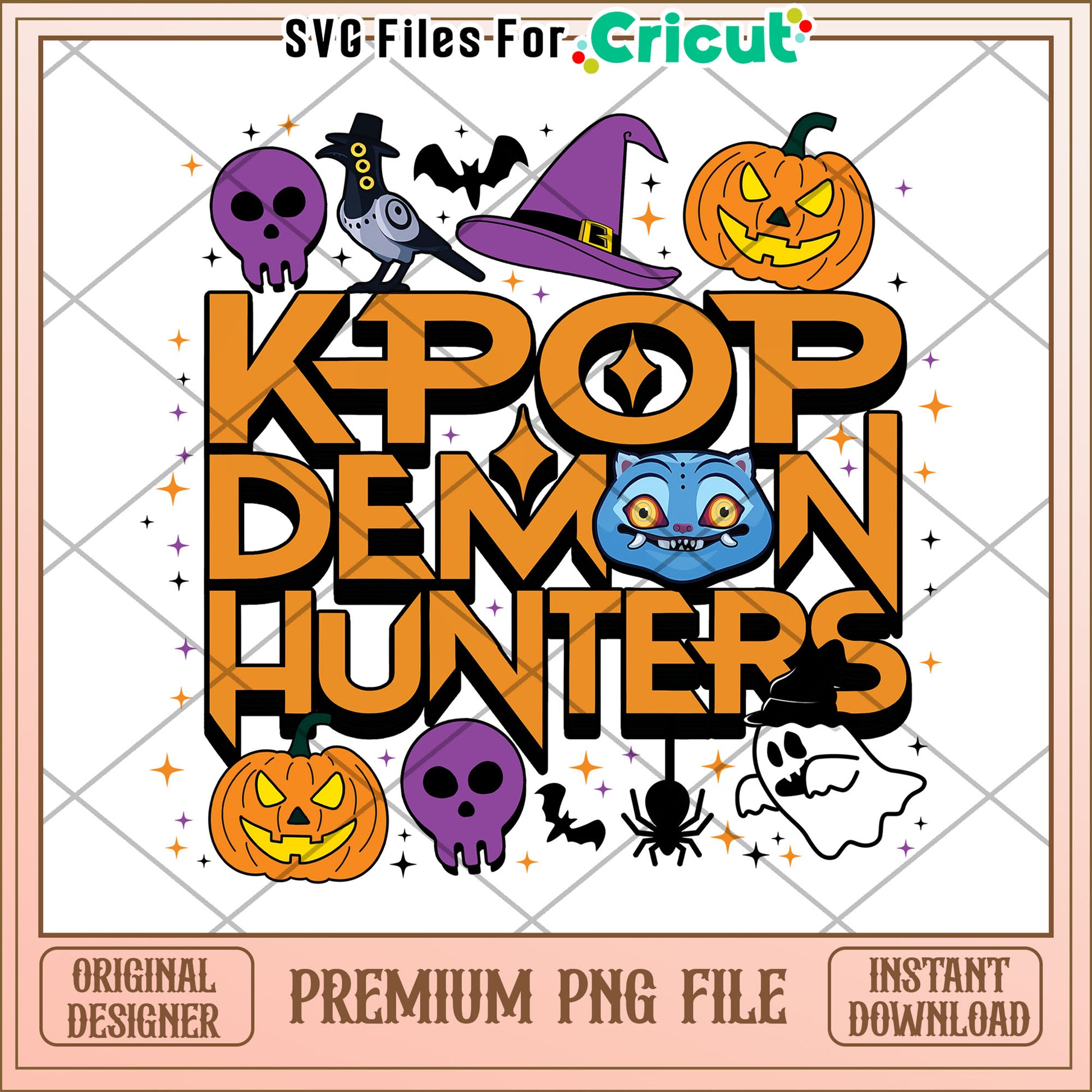 Tiger Kpop Demon Hunters Halloween png, demon hunters png, halloween time png