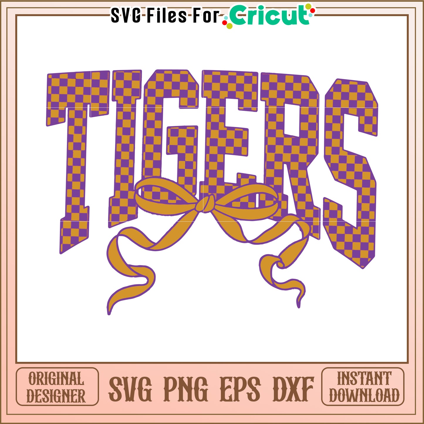 Tigers bowtie svg, trending quotes svg, funny quotes svg