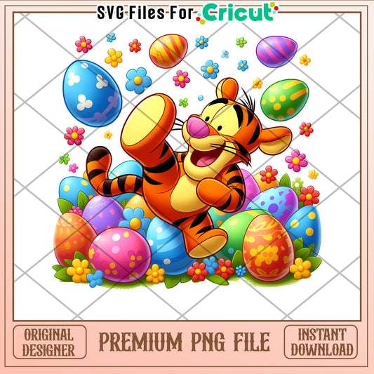 Tigger Easter PNG Premium Instant Download