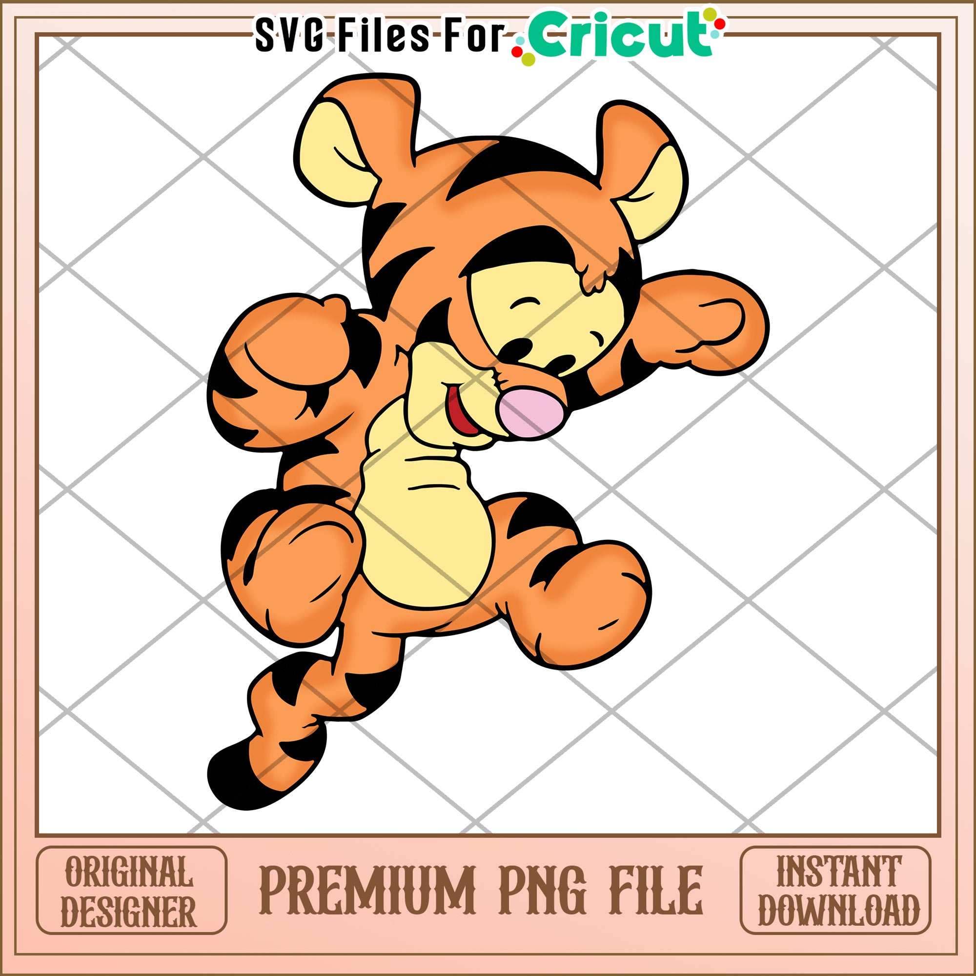 Tigger PNG Cricut File Instant Download – svg files for cricut