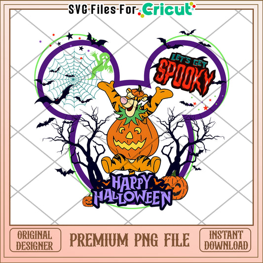 Tigger happy halloween png, halloween​ costumes png, halloween store png