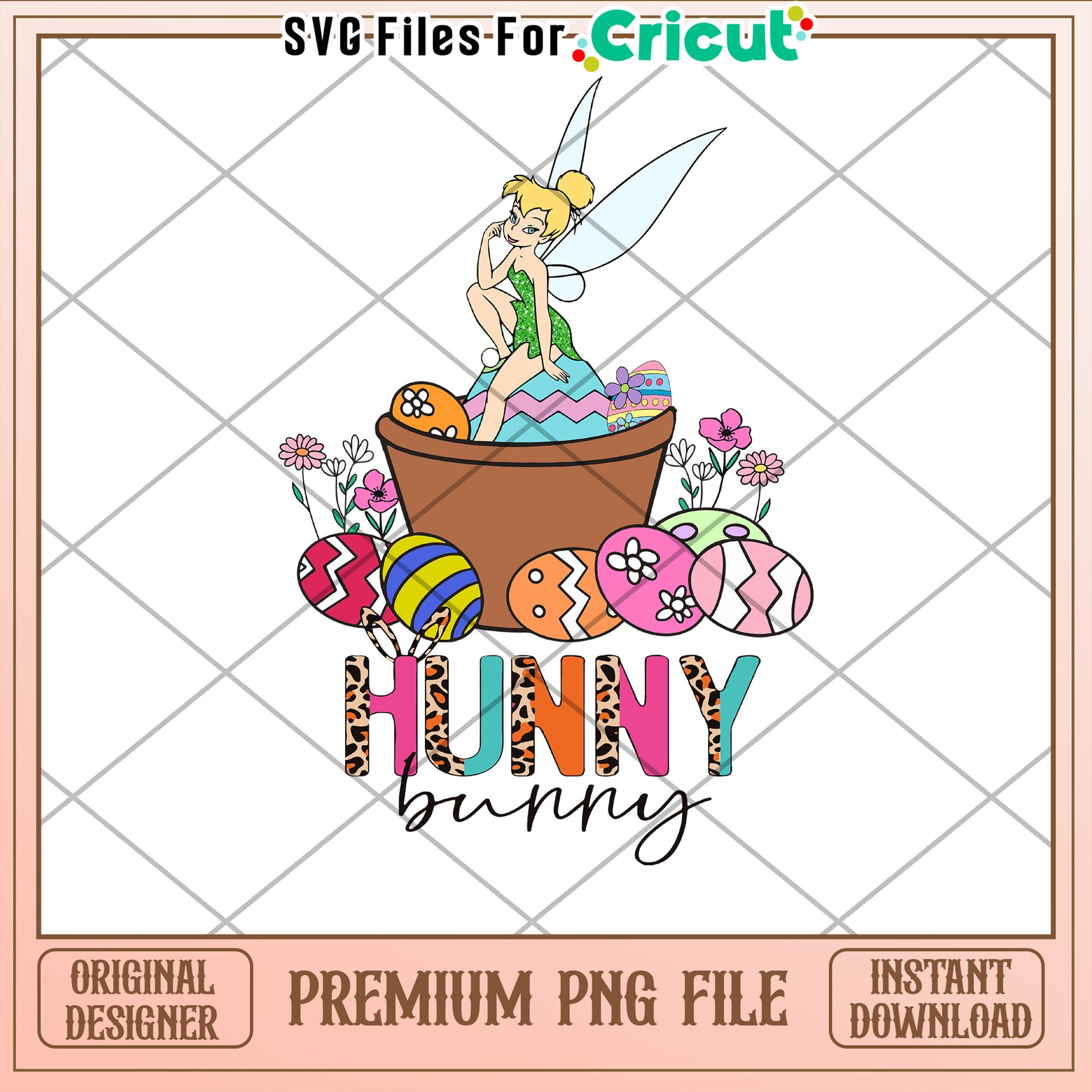 Tinkerbell Easter Hunny Bunny PNG