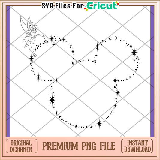 Tinkerbell Mickey PNG Design
