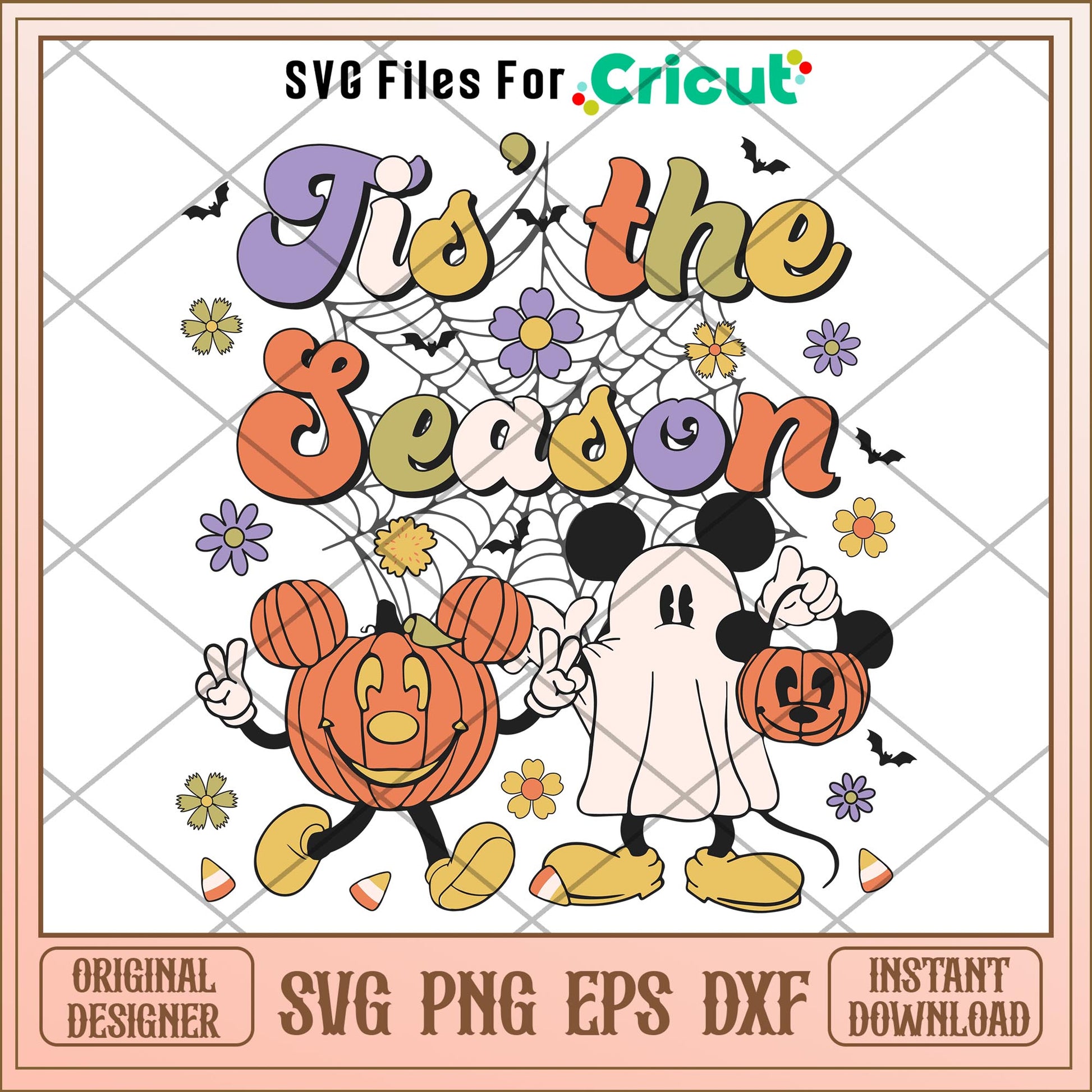 Tis The Season To Be Spooky svg, Disney characters svg, Digital Download