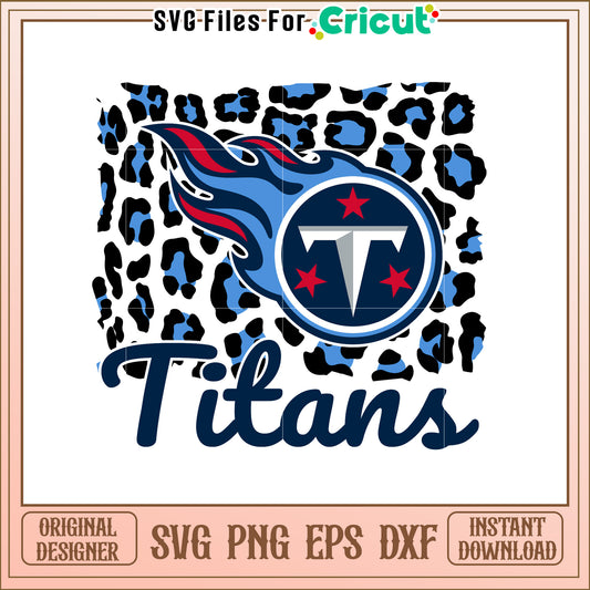 Titans SVG Design for Sports Fans and Crafters