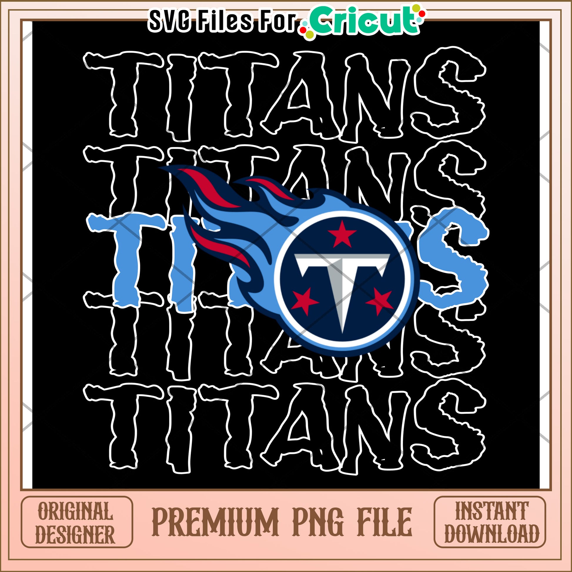 Titans Team Logo PNG Design, Perfect for Cricut Projects