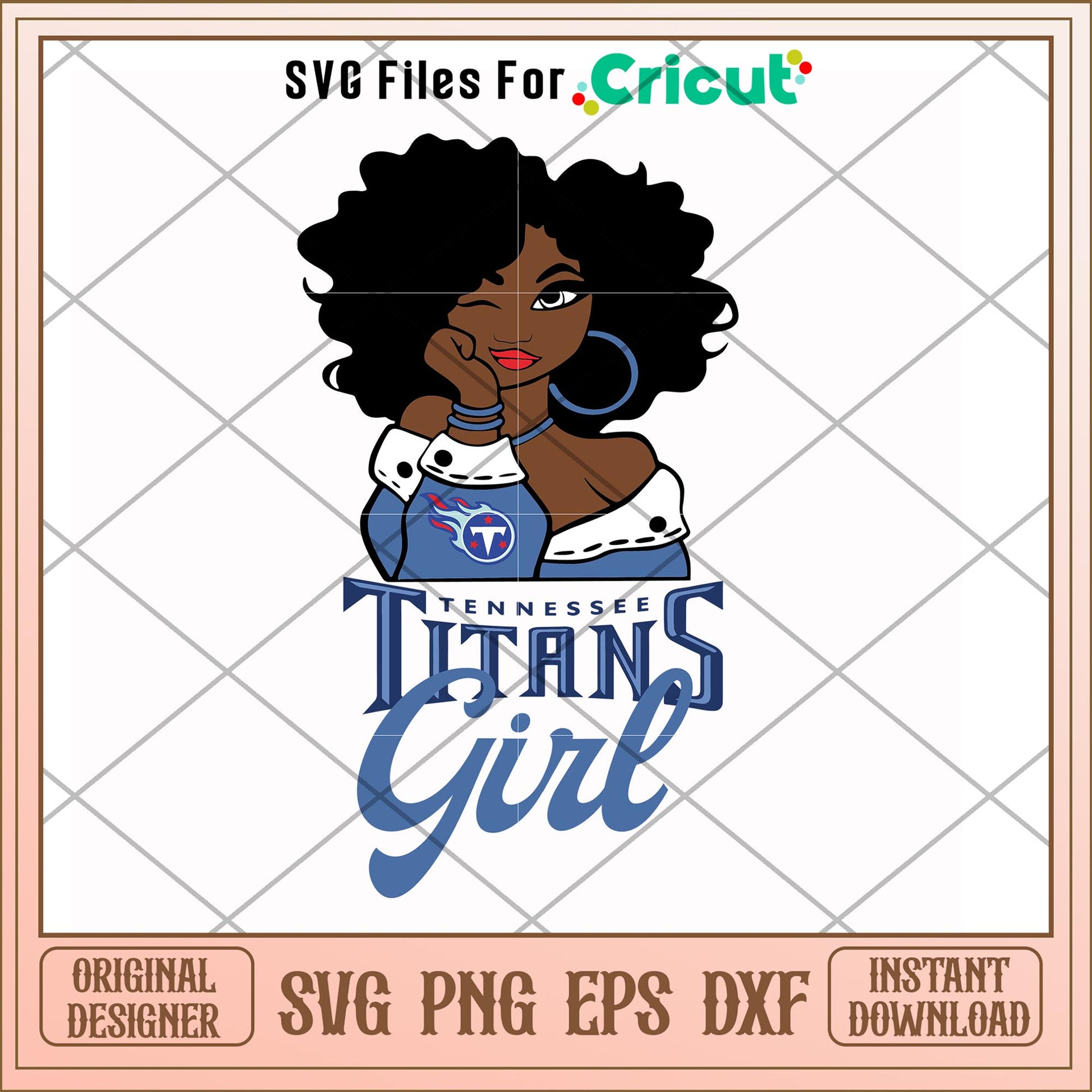 Titans Girl nfl football team svg, Titans svg, new nfl svg