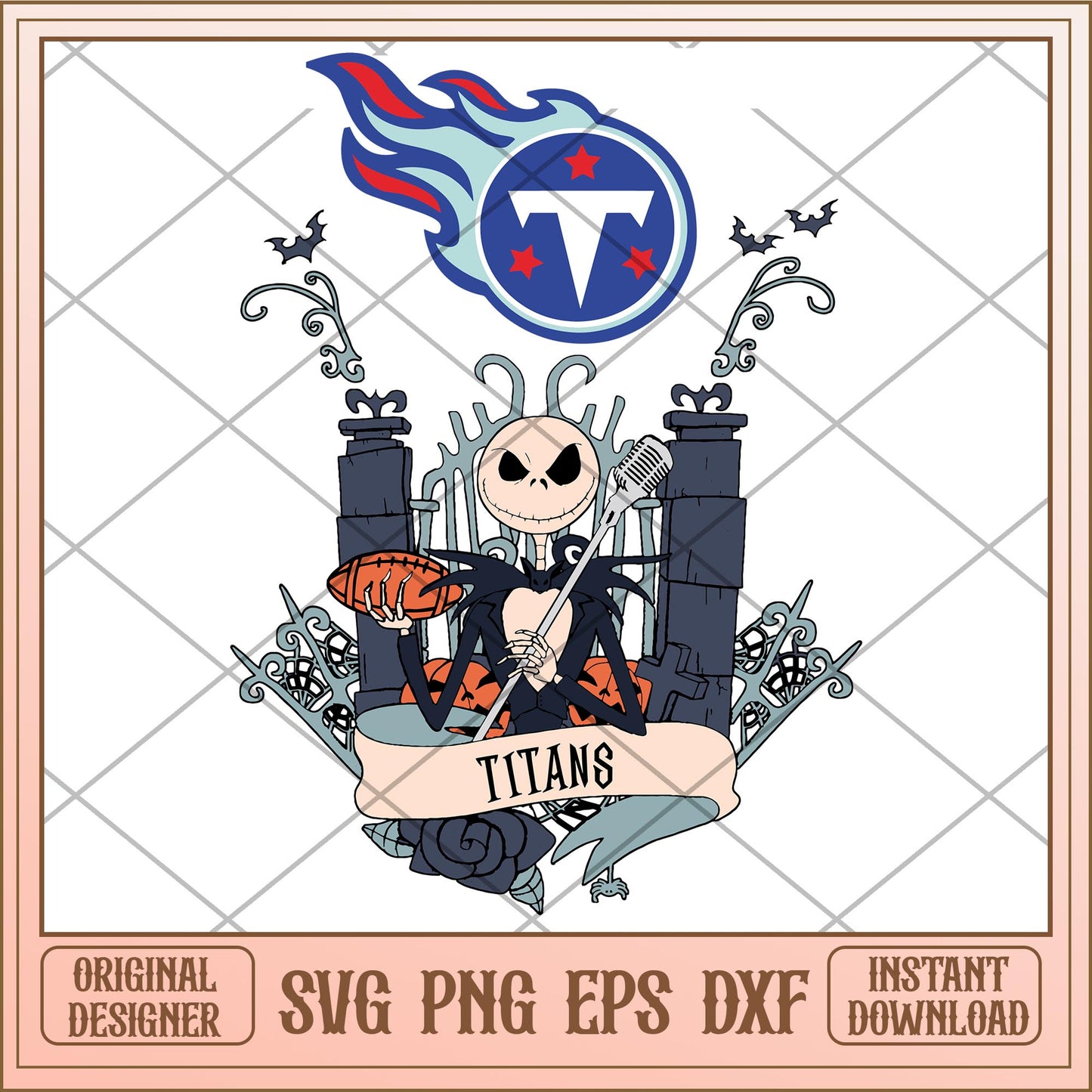 Titans Jack Halloween bundle svg, The Nightmare Before Christmas Svg, digital download