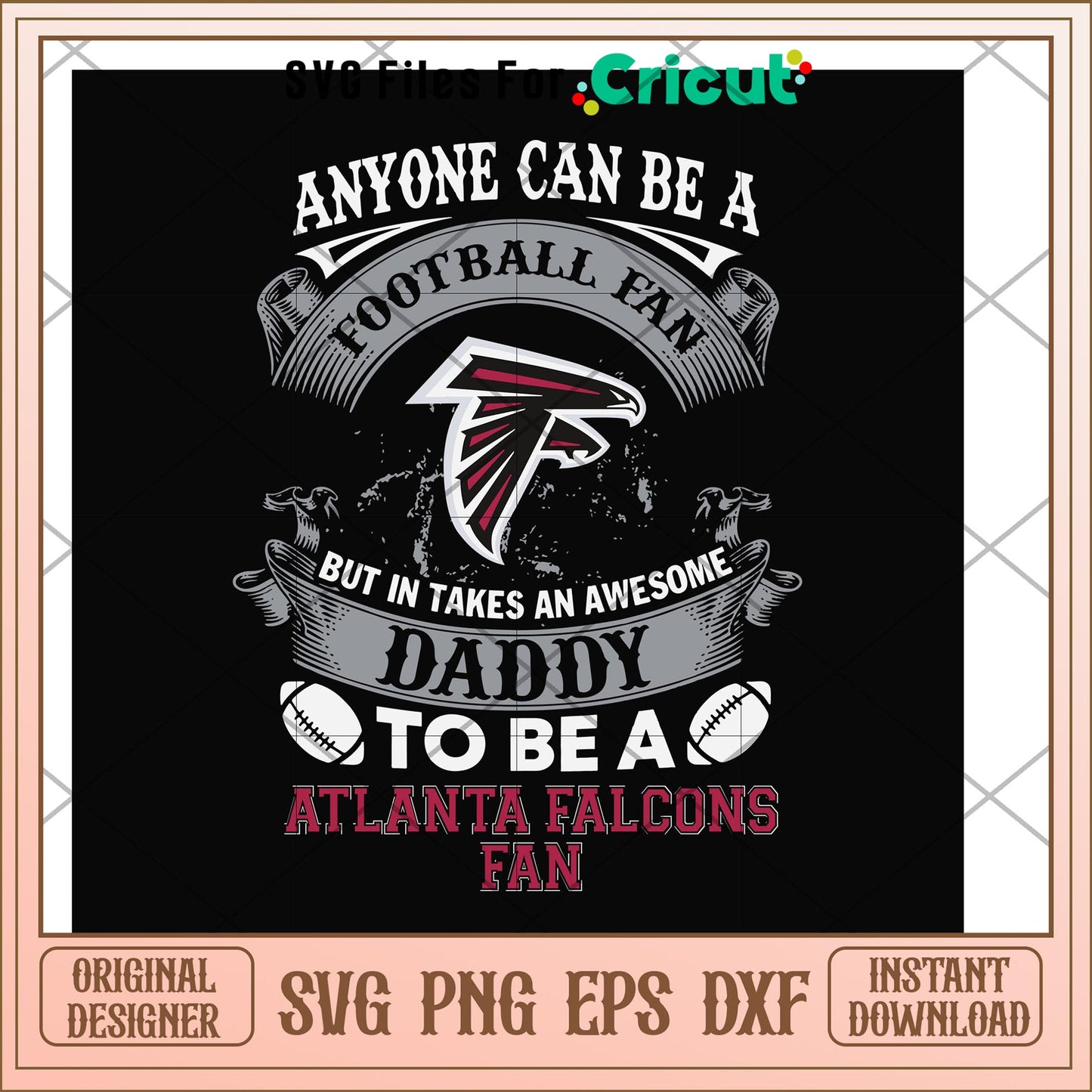 To be a atlanta falcons fan svg, atlanta falcons svg, new nfl svg