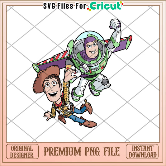 To infinity and beyond without background toy story, woody and buzz png, toy story png