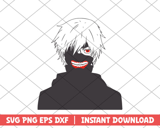 Tokyo ghoul kaneki ken fanart anime svg