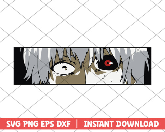 Tokyo ghoul kaneki ken ghoul one eye anime svg