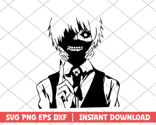 Tokyo ghoul kaneki ken mask anime svg