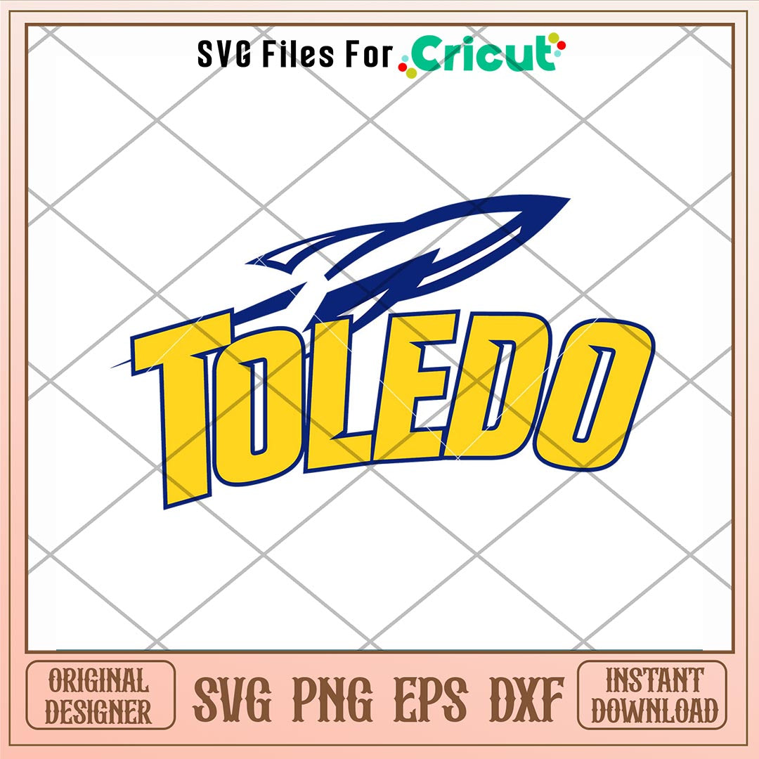 Toledo Rockets Logo Svg, Toledo Rockets Svg, NCAA Svg