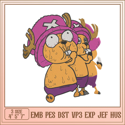 Tony Tony Chopper Embroidery Design