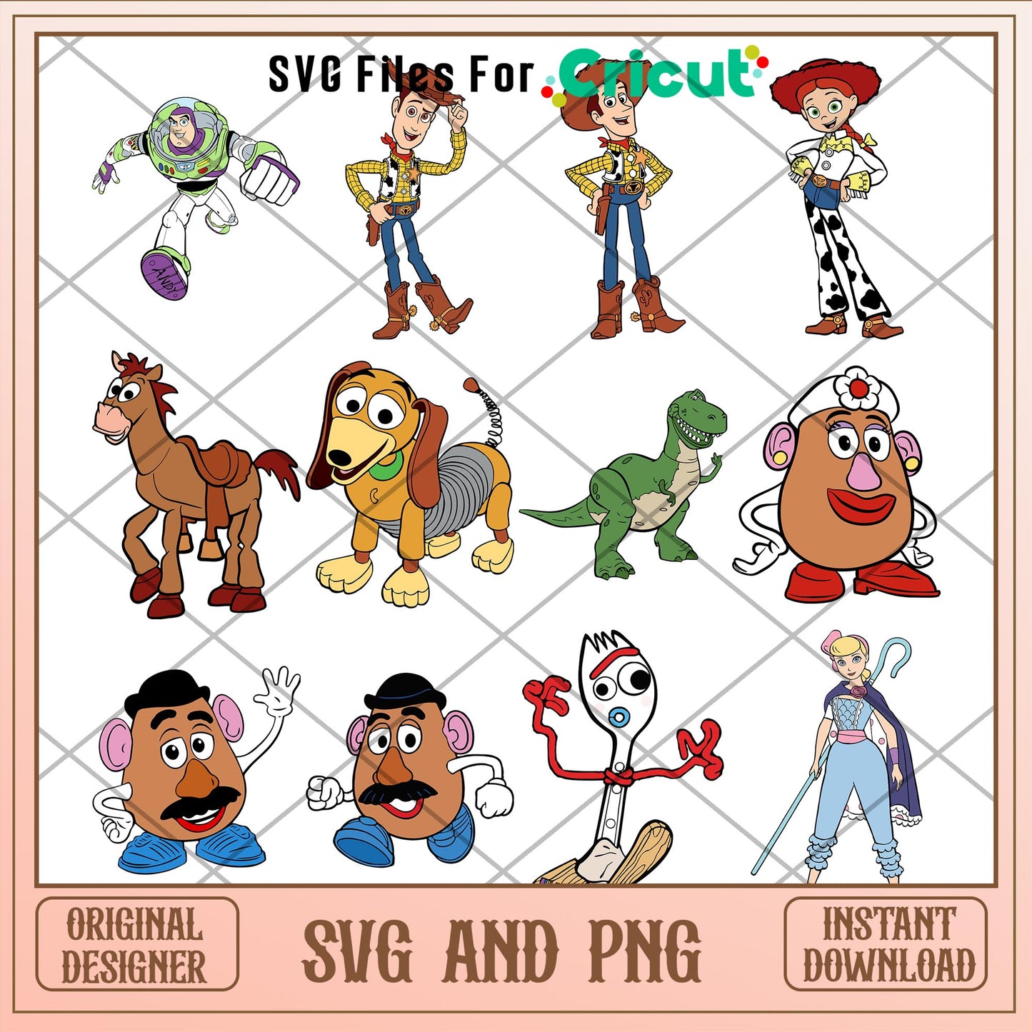 Disney Tony story and friends svg bundle – svg files for cricut