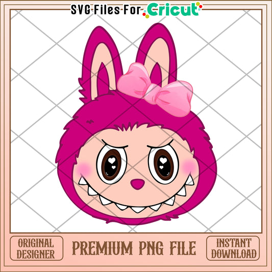 Too cute to care labubu png, labubu png, have a seat labubu​ png