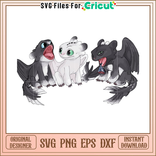 Toothless's child svg, how to train your dragon svg, cute dragon svg