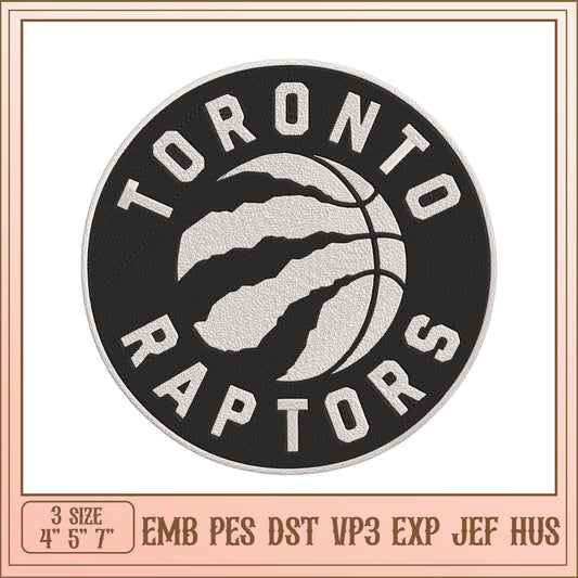Toronto Raptors Embroidery Design