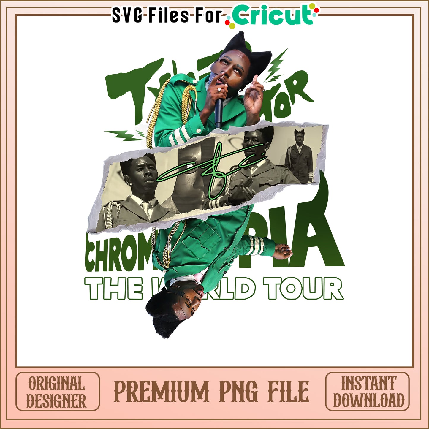 Tour Merchandise Design for Cricut, Download Premium PNG File