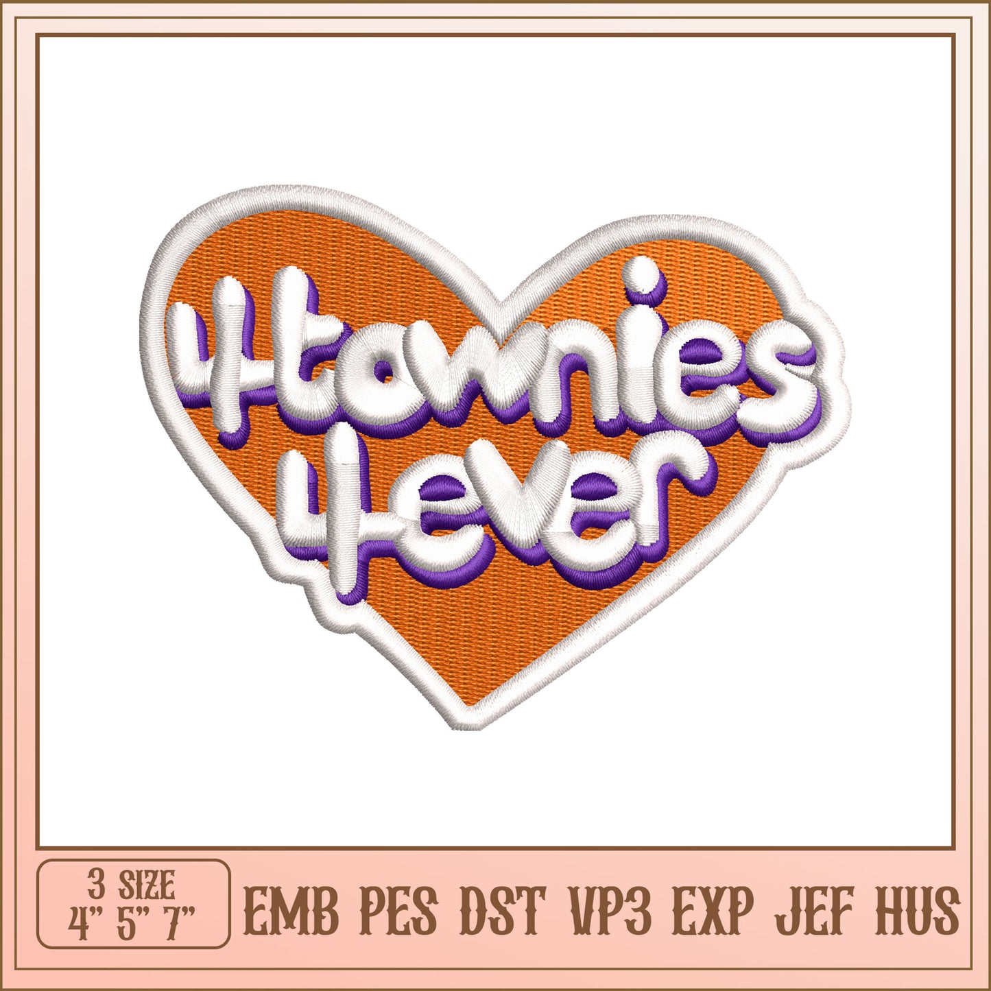 Townies Forever Embroidery Design