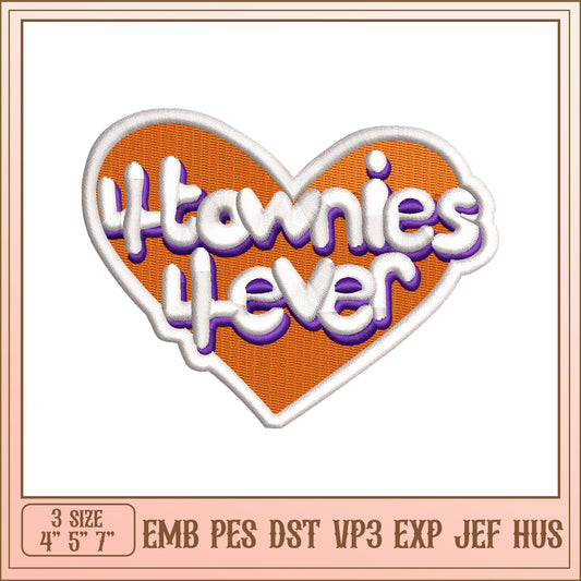 Townies Forever Embroidery Design