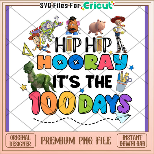 Toy Story 100 Days PNG Design