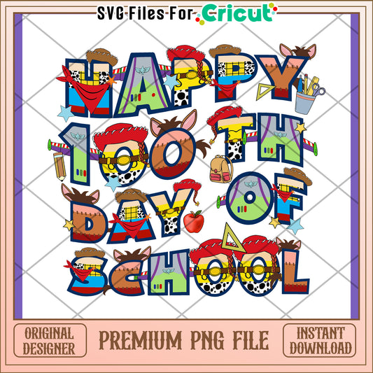 Toy Story 100th Day School PNG