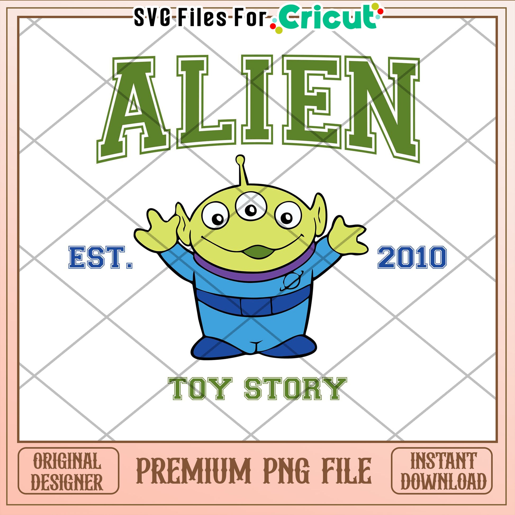 Toy Story Alien PNG Cricut File