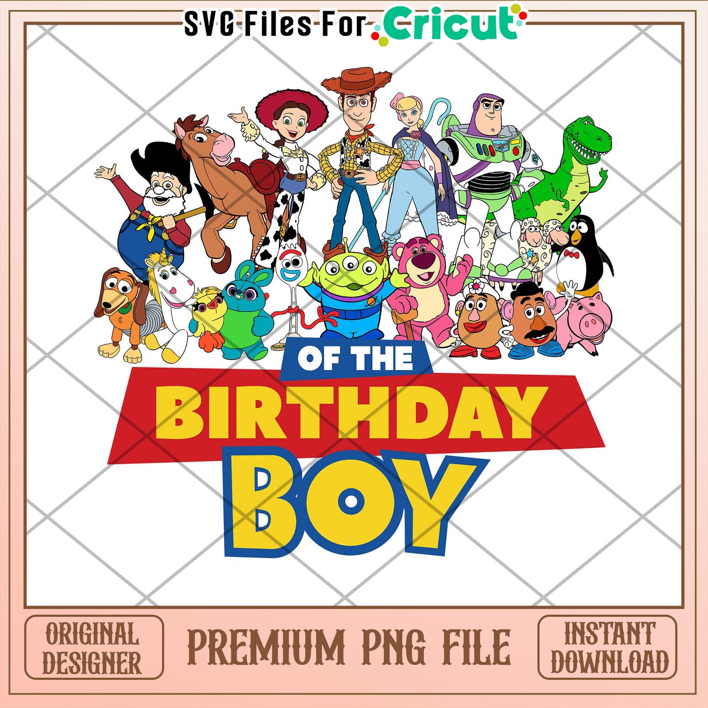 Toy Story Birthday Boy PNG Design