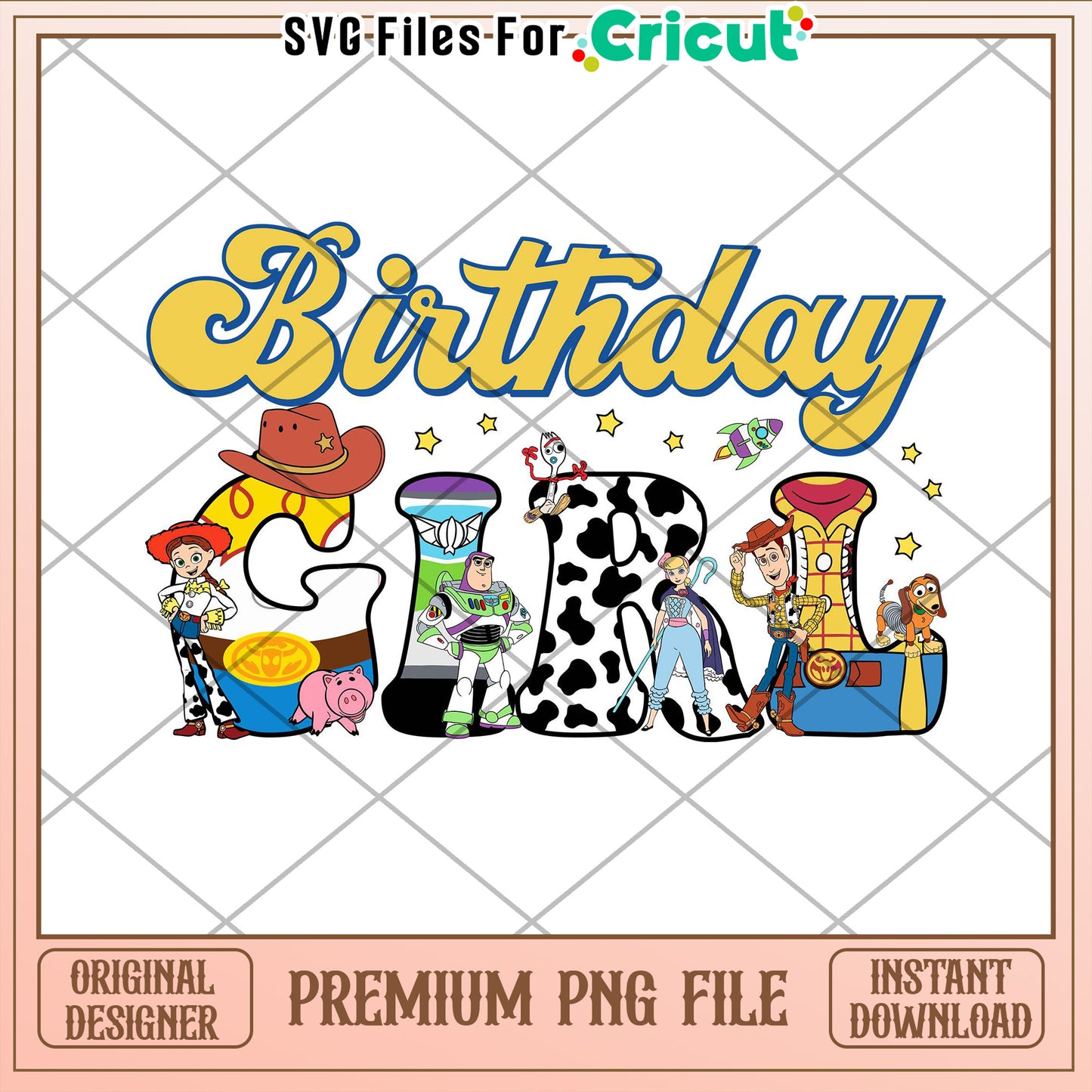 Toy Story Birthday Girl PNG