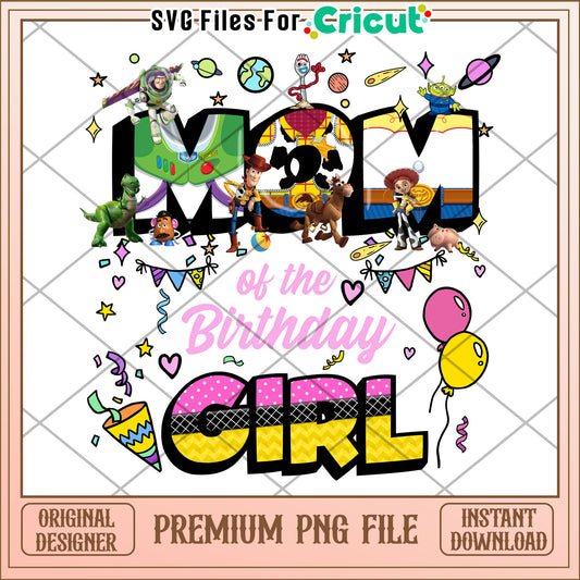 Toy Story Birthday Girl PNG Design