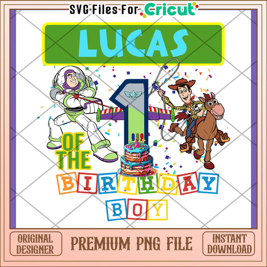 Toy Story Birthday PNG Lucas' 1st Birthday