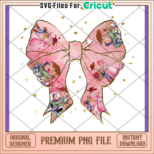 Toy Story Bow PNG Design Instant Download