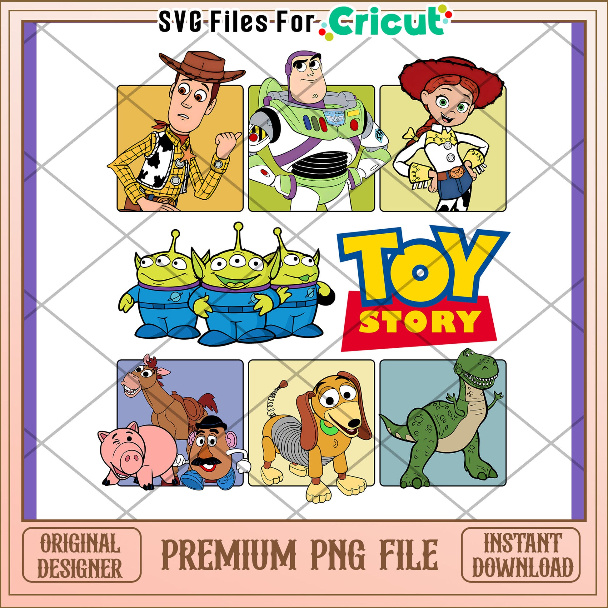 Toy Story Character PNG Design for Crafts and Projects