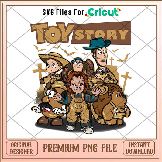 Toy Story Characters Cacao Color png, Toy Story Characters png, Digital Download
