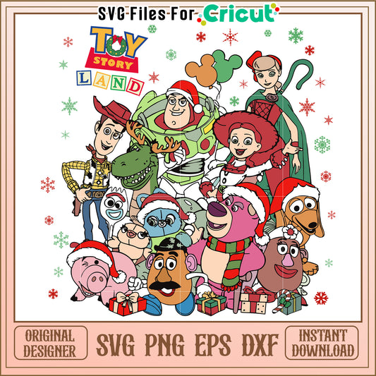 Toy Story Christmas SVG Bundle