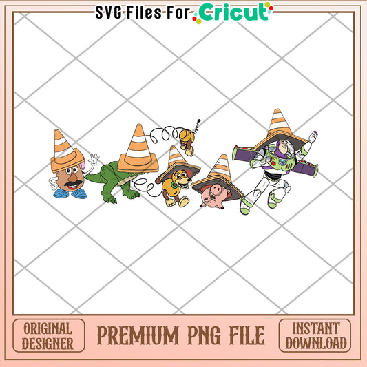 Toy Story Cone PNG Cricut Design