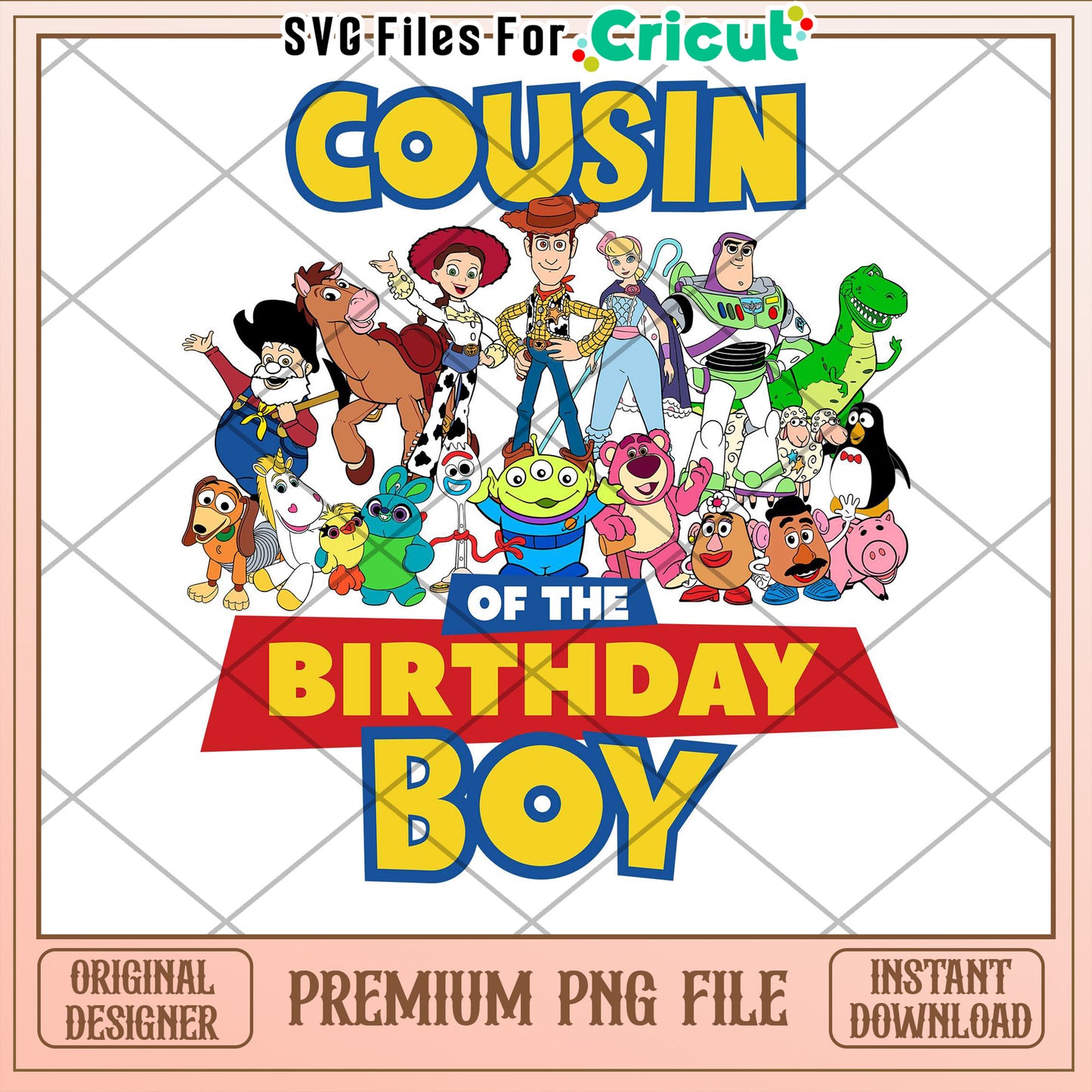 Toy Story Cousin Birthday PNG